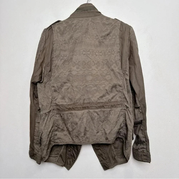 Maison Scotch Womens  M Brown Military Jacket Gorp Core - Picture 13 of 13